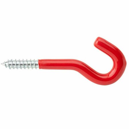 NATIONAL MFG SPECTRUM BRANDS HHI 0.31 x 4 - .50 in. Vinyl Coated Screw Hook, Red 218957